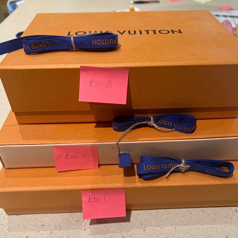 Authentic Louis Vuitton Medium Boxes - image 1